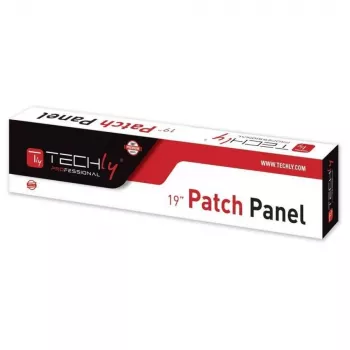 Techly Patch Panel UTP 24 prievadų RJ45 Cat.6 I-PP 24-RU-C6T
