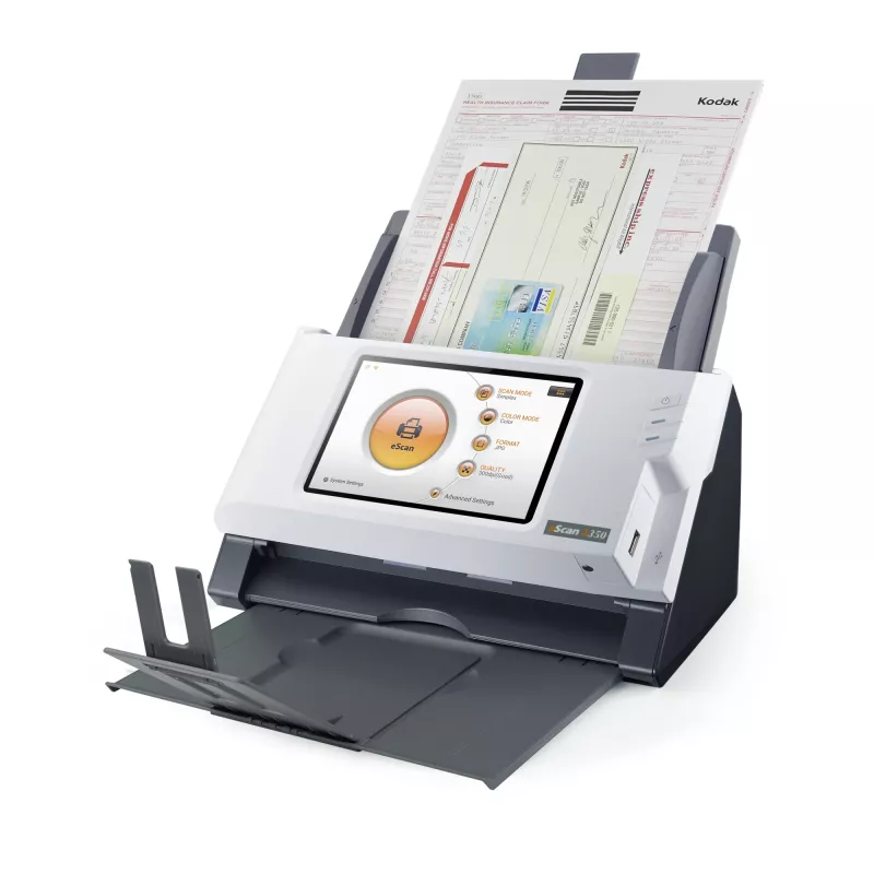 Plustek eScan A350 Essential ADF skaitytuvas 600 x 600 DPI A4 juodas, baltas
