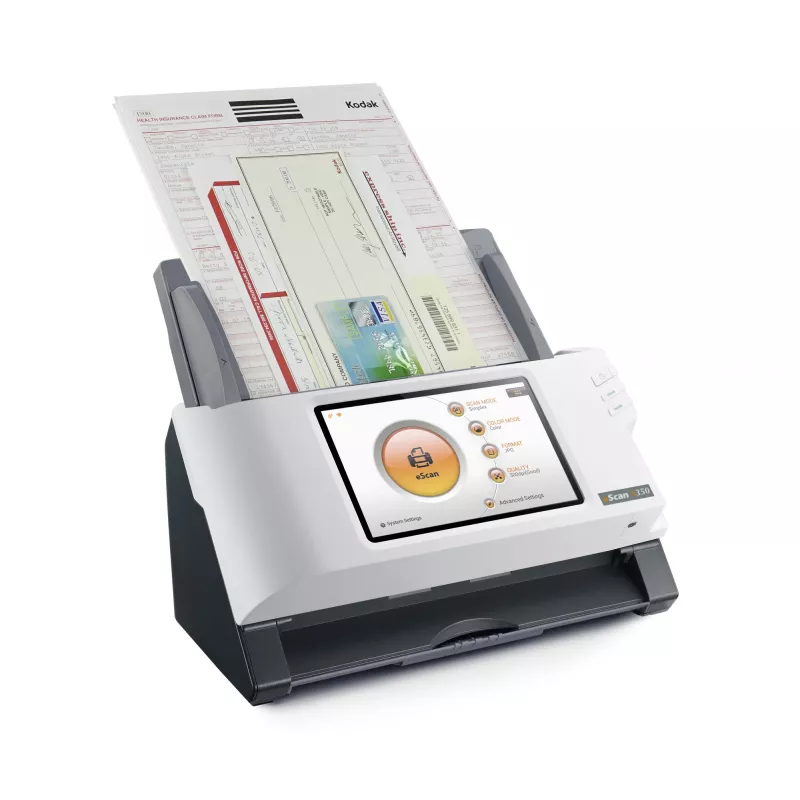 Plustek eScan A350 Essential ADF skaitytuvas 600 x 600 DPI A4 juodas, baltas