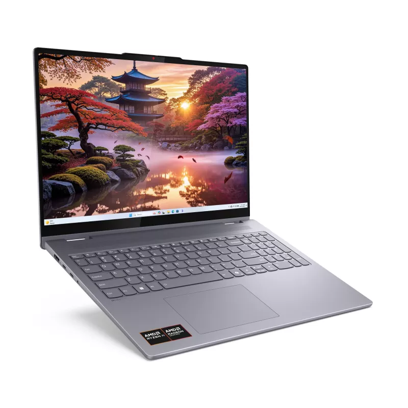 Lenovo IdeaPad 5 2-in-1 16AKP10 Copilot+ PC AMD Ryzen™ AI 5 340 Hibridinis (2-in-1) 40,6 cm (16 colių) Liečiamas ekranas WUXGA 16 GB LPDDR5x-SDRAM 1 TB SSD Wi-Fi 7 (802.11be) Windows 11 Home Pilka