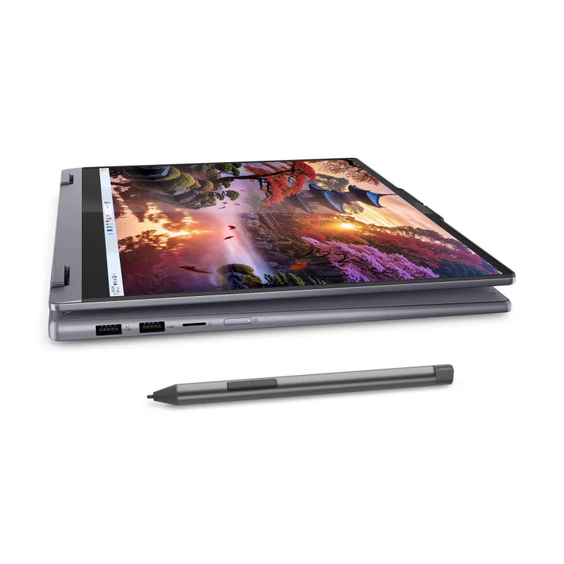 Lenovo IdeaPad 5 2-in-1 16AKP10 Copilot+ PC AMD Ryzen™ AI 5 340 Hibridinis (2-in-1) 40,6 cm (16 colių) Liečiamas ekranas WUXGA 16 GB LPDDR5x-SDRAM 1 TB SSD Wi-Fi 7 (802.11be) Windows 11 Home Pilka