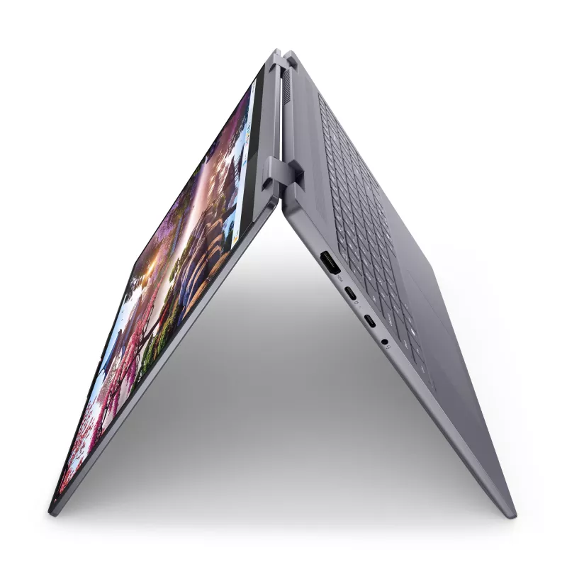 Lenovo IdeaPad 5 2-in-1 16AKP10 Copilot+ PC AMD Ryzen™ AI 5 340 Hibridinis (2-in-1) 40,6 cm (16 colių) Liečiamas ekranas WUXGA 16 GB LPDDR5x-SDRAM 1 TB SSD Wi-Fi 7 (802.11be) Windows 11 Home Pilka