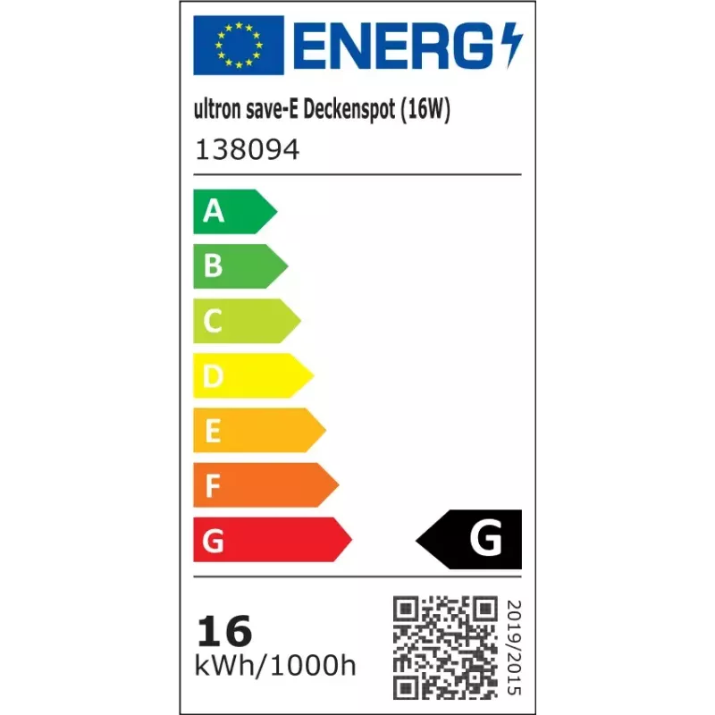 LED lemputė Ultron 138094 16 W 4000 K