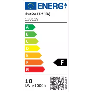 Energiją taupanti LED lemputė Ultron 138119 10 W E27 3000 K