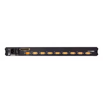 Rack konsolė Secomp CL5708MW 17,3 col. (43,9 cm) LCD 1920×1080, USB/PS/2 klaviatūra ir pelė, VGA, 1U, juoda