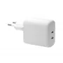 dbramante1928 re-charge Pro - EU sieninis įkroviklis 2x USB-C 20W - Baltas
