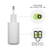 dbramante1928 re-charge Pro - EU sieninis įkroviklis 2x USB-C 20W - Baltas