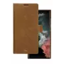 Dėklas-folijo dbramante1928 Lynge, Samsung Galaxy S22 Ultra, smėlio spalvos, iki 17,3 cm (6,8 inch) ekranui, stovas darbalaukiui