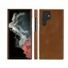Dėklas-folijo dbramante1928 Lynge, Samsung Galaxy S22 Ultra, smėlio spalvos, iki 17,3 cm (6,8 inch) ekranui, stovas darbalaukiui