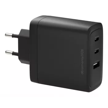 Kroviklis dbramante1928 re-charge IT EU W, 2x USB-C 100W + 1x USB-A, vidaus, AC, juodas
