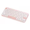 Belaidė klaviatūra ASUS Marshmallow KW100 75% Bluetooth — QWERTZ vokiška, žirkliniai jungikliai, rožinė