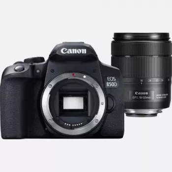 Canon EOS 850D veidrodinis fotoaparato rinkinys 24,1 MP CMOS 6000 x 4000 pikselių juodas