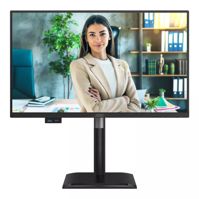 AOC 24P4CV monitorius 60,5 cm (23,8 colio) 1920 x 1080 pikselių Full HD LED juodas