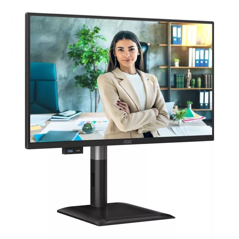 AOC 24P4CV monitorius 60,5 cm (23,8 colio) 1920 x 1080 pikselių Full HD LED juodas