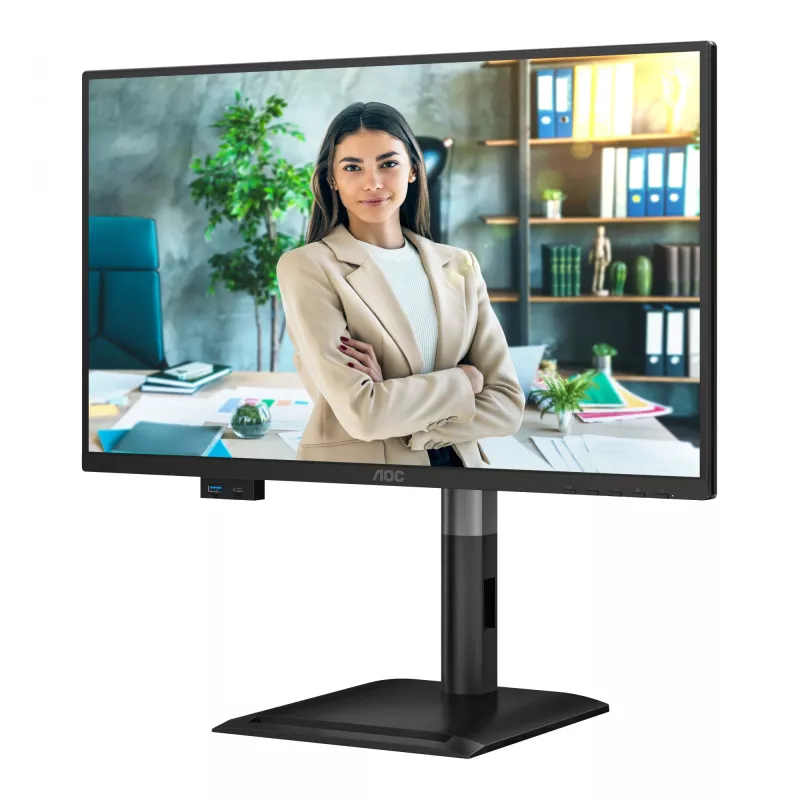 AOC 24P4CV monitorius 60,5 cm (23,8 colio) 1920 x 1080 pikselių Full HD LED juodas