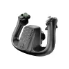 MOZA MFY YOKE skrydžių bazė – juoda ABS ir legiruotojo plieno konstrukcija, 142,5×202×313 mm