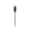 Hama Curly laidinės ausinės su mikrofonu USB Type-C juodos