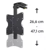 Hama 00220876 TV laikiklis / stovas 116.8 cm (46 colių) Juodas
