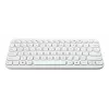Belaidė Bluetooth klaviatūra ASUS KW100 Marshmallow — 75 % išdėstymas, QWERTZ, žirkliniai jungikliai, balta
