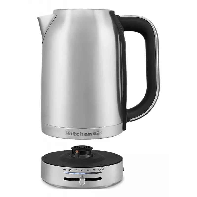 KitchenAid 5KEK1701ESX elektrinis virdulys 1.7 L 2400 W juodas, nerūdijantis plienas