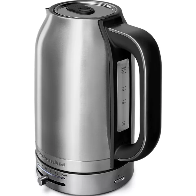 KitchenAid 5KEK1701ESX elektrinis virdulys 1.7 L 2400 W juodas, nerūdijantis plienas