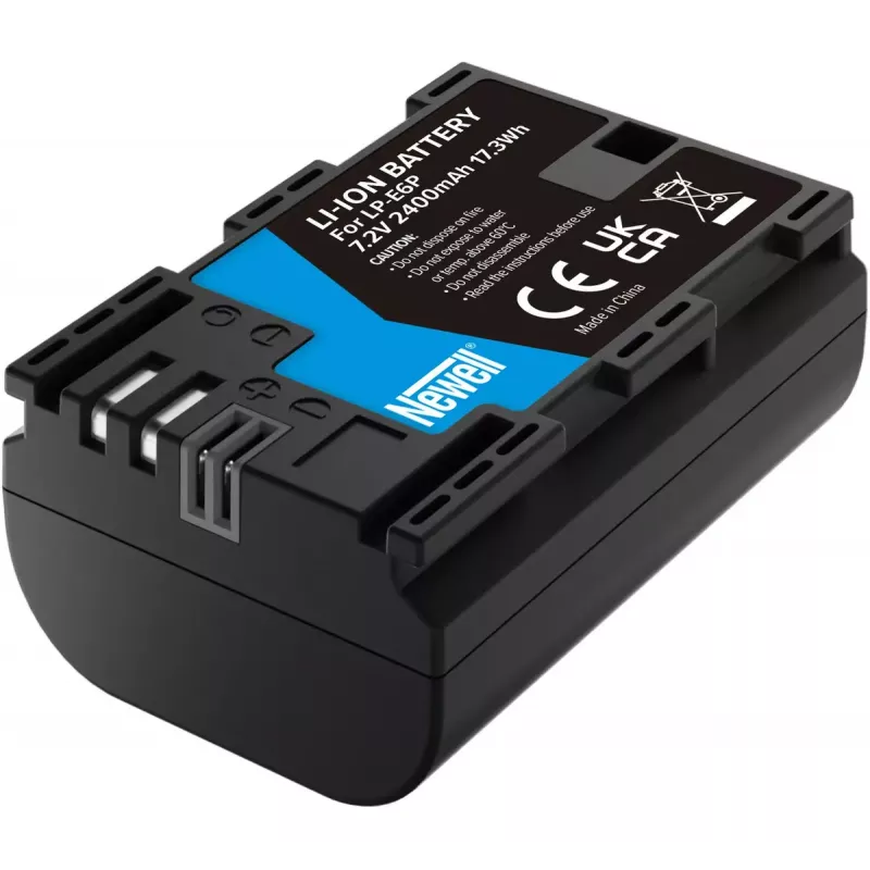 Baterija Newell LP-E6P, skirta Canon, 7,2V 2000mAh, įkraunama fotoaparato baterija