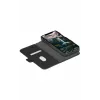 Folio dėklas telefonui dbramante1928 New York, iPhone 11/XR, Night Black, 6,1 colio (15,5 cm), 3 kortelių kišenės