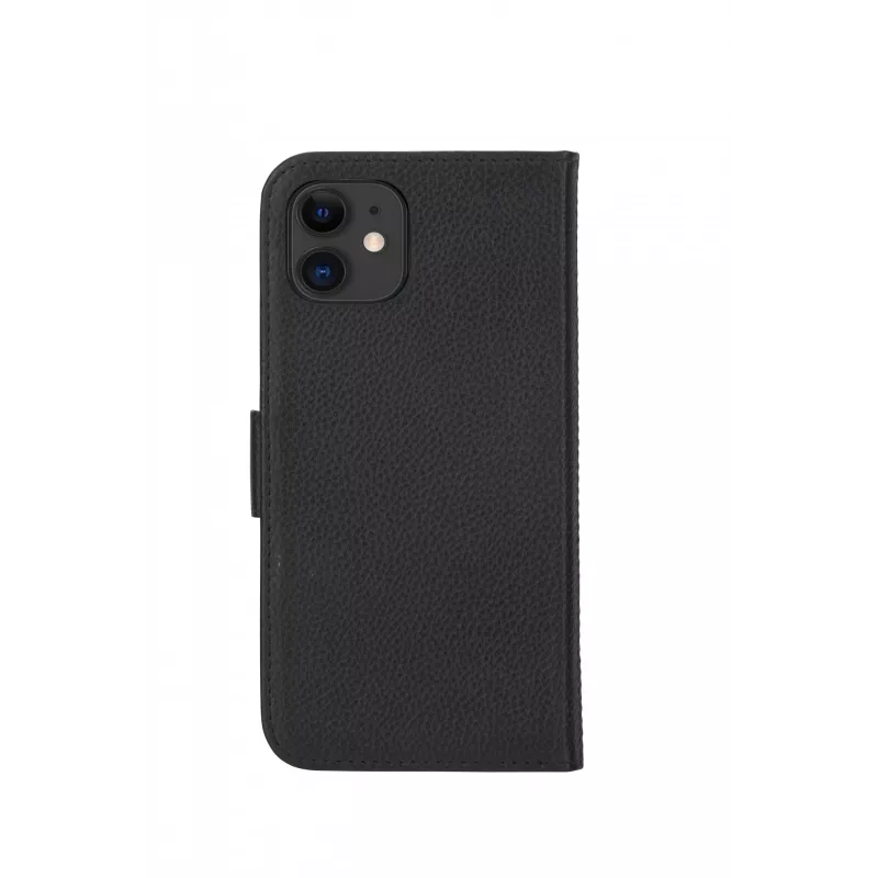 Folio dėklas telefonui dbramante1928 New York, iPhone 11/XR, Night Black, 6,1 colio (15,5 cm), 3 kortelių kišenės