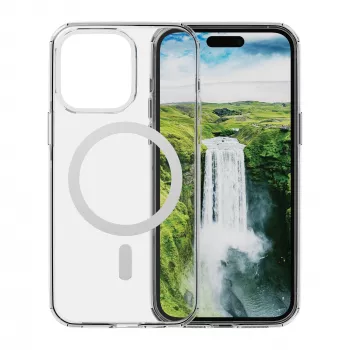 Dėklas dbramante1928 Iceland Ultra D3O MagSafe iPhone 15 ProM permatomas