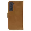 Dėklas-folio dbramante1928 Copenhagen Slim Samsung Galaxy S22, 6,1 colių ekranui, rusva spalva, stovas ant stalo