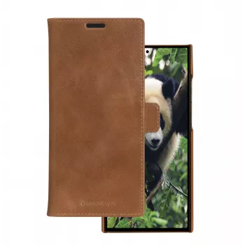 Dėklas-folio dbramante1928 Lynge, Samsung Galaxy S23 Ultra, tan, 3 kortelių kišenės, tinka 17,3 cm (6,8 colio) ekranui