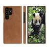 Dėklas-folio dbramante1928 Lynge, Samsung Galaxy S23 Ultra, tan, 3 kortelių kišenės, tinka 17,3 cm (6,8 colio) ekranui