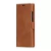 Dėklas-folio dbramante1928 Lynge, Samsung Galaxy S23 Ultra, tan, 3 kortelių kišenės, tinka 17,3 cm (6,8 colio) ekranui