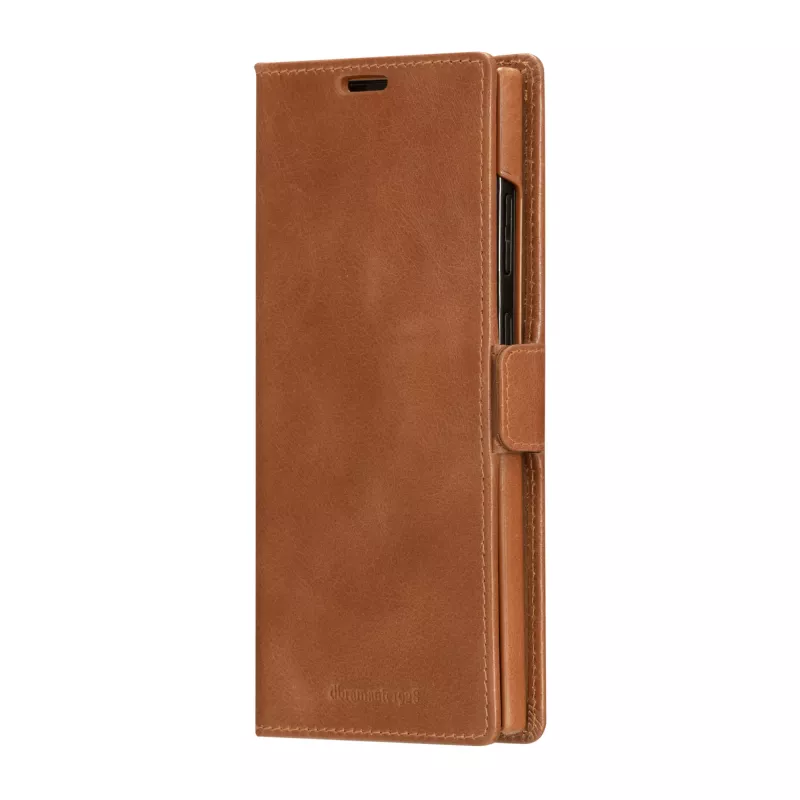 Dėklas-folio dbramante1928 Lynge, Samsung Galaxy S23 Ultra, tan, 3 kortelių kišenės, tinka 17,3 cm (6,8 colio) ekranui