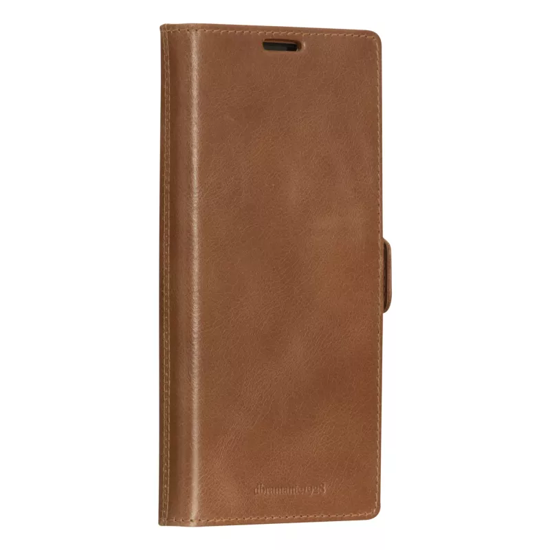 Dėklas-folio dbramante1928 Lynge, Samsung Galaxy S23 Ultra, tan, 3 kortelių kišenės, tinka 17,3 cm (6,8 colio) ekranui
