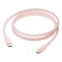 USB-C į USB-C laidas d bramante CB20CCPI7206 — 1,5 m, rožinis