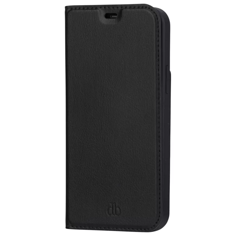Dėklas-piniginė dbramante1928 Bulk Bergen, skirta iPhone 13 Pro Max – juoda, 6,7 colio