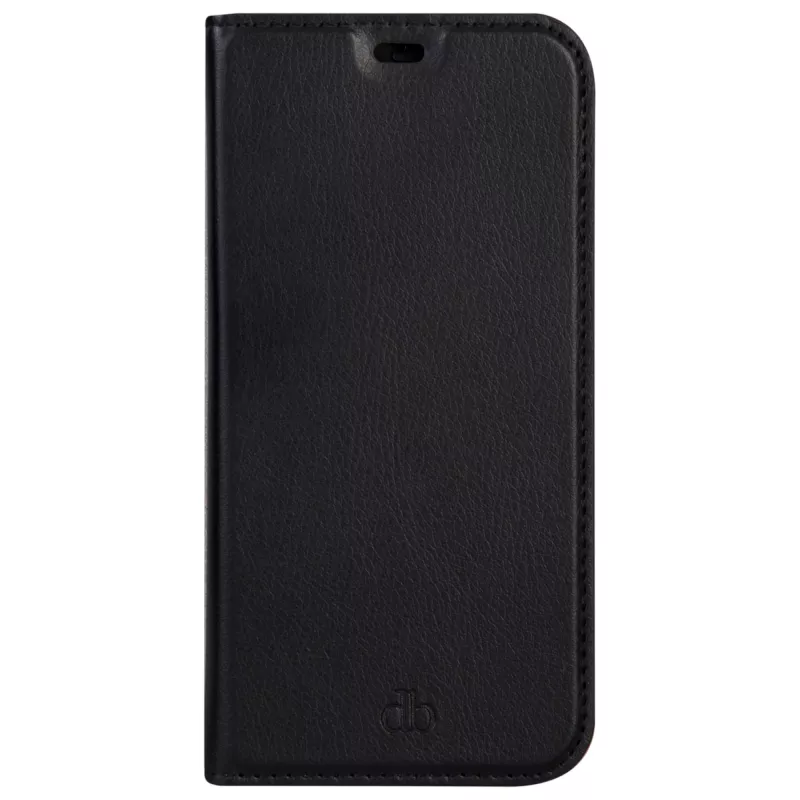 Dėklas-piniginė dbramante1928 Bulk Bergen, skirta iPhone 13 Pro Max – juoda, 6,7 colio