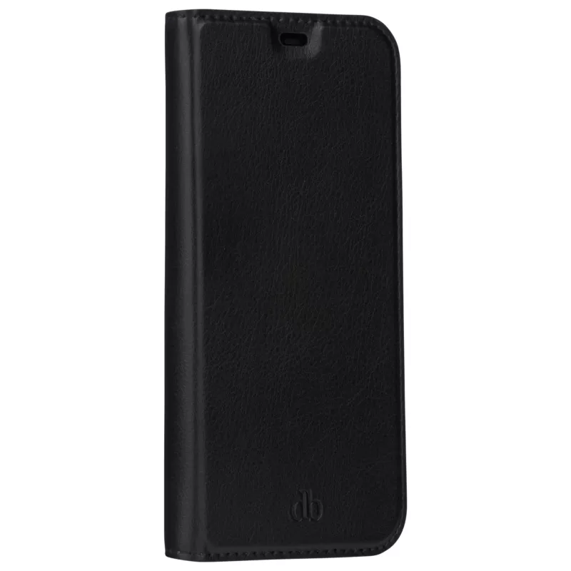 Dėklas-piniginė dbramante1928 Bulk Bergen, skirta iPhone 13 Pro Max – juoda, 6,7 colio