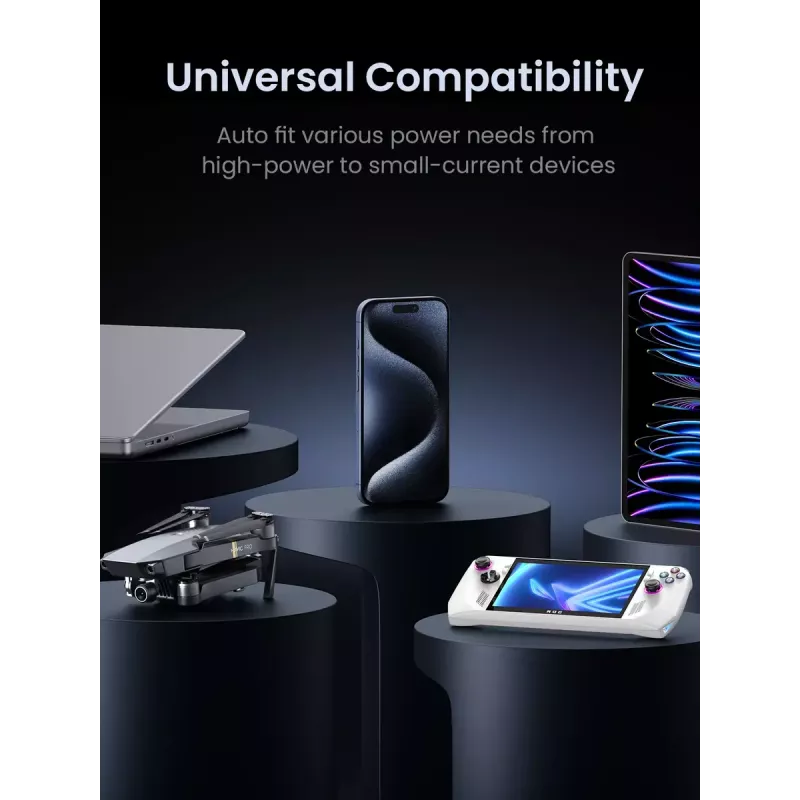 Ugreen Nexode Power Bank 48000 mAh pilka