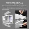 Mini bokštinis kompiuterio korpusas Cougar FV150 ARGB White – Micro-ATX / Mini-ITX, šoninis langas, 2x120mm + 1x120mm ventiliatoriai, 2,5 colio ir 3,5 colio vietos