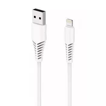 2GO 797288 Lightning laidas 1 m baltas USB B