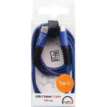 USB C laidas 2GO 797194 USB 3.2 Gen 1 1 m mėlynas