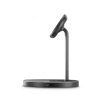 Hama 00201738 belaidis įkroviklis telefonams ir ausinėms, Qi2, magnetinis, USB-C, juodas