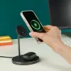 Hama 00201738 belaidis įkroviklis telefonams ir ausinėms, Qi2, magnetinis, USB-C, juodas