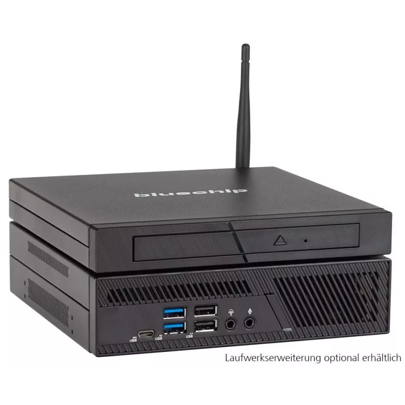 bluechip BUSINESSline S3137 *EDU* Intel® Core™ i3-14100 / iki 4.70 GHz, 8 GB DDR5, 500 GB NVMe SSD, Windows 11 Pro, Mini PC