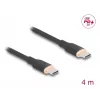 DeLOCK USB 2.0 laidas USB C 4 m juodas 81240