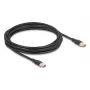 DeLOCK USB 2.0 laidas USB C 4 m juodas 81240