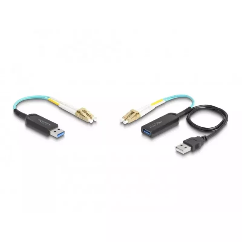 DeLOCK USB prailgintuvų rinkinys Type-A 10 Gbps 0,2 m Juoda 66466