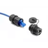 DeLOCK RJ45 Cat.6A jungtis su sandarinimo dangteliu IP67 dulkėms ir vandeniui